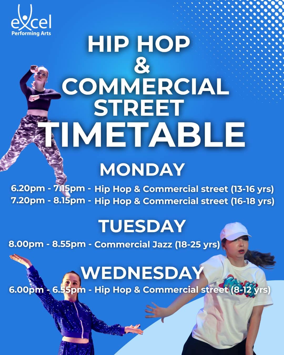 HIP HOP AND COMMERCIAL STREET TIMETABLE | ST ALBANS | September 26