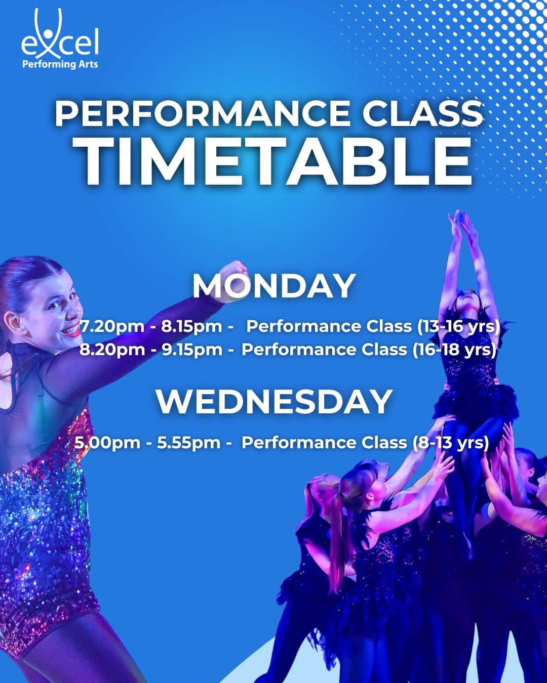 PERFORMANCE CLASS TIMETABLE | ST ALBANS | September 26